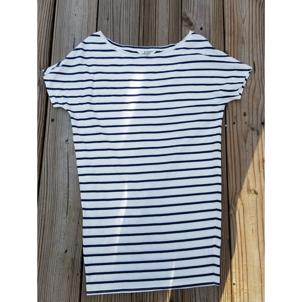 BB Dakota Striped T-shirt Dress